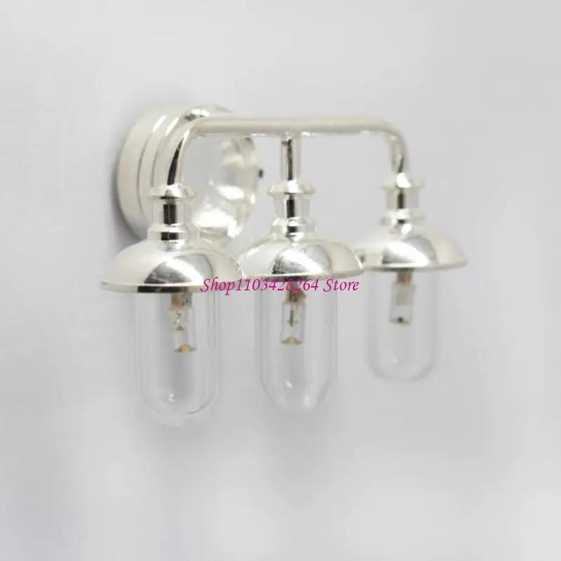 1/12 Scale Dollhouses Sconce Miniature Furniture Pretend Play for Kids Doll House Furniture Model for Dollhouses
