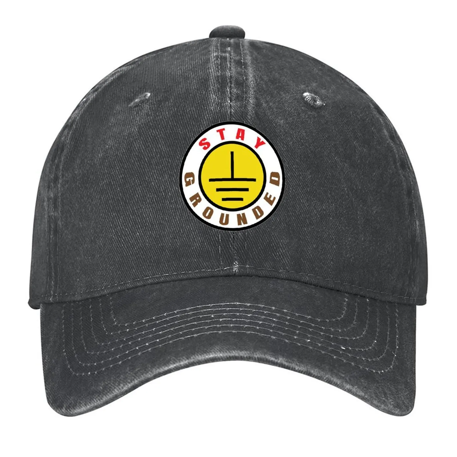 

Stay grounded electrician master craftsman sticker funny gift Baseball Cap party Hat Anime Golf Wear Mens Hats Women's