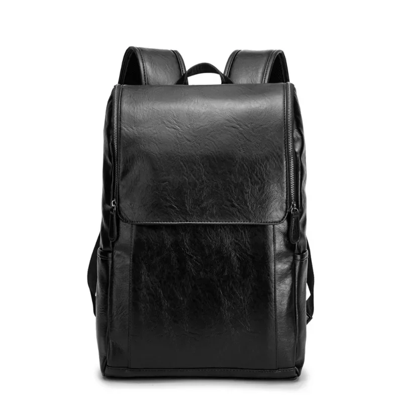 Simple Design Solid Backpack Men Outdoor Waterproof Travel Bag Men\'s Backpack Casual Student Schoolbag Bag Trendy Back Pack Bag