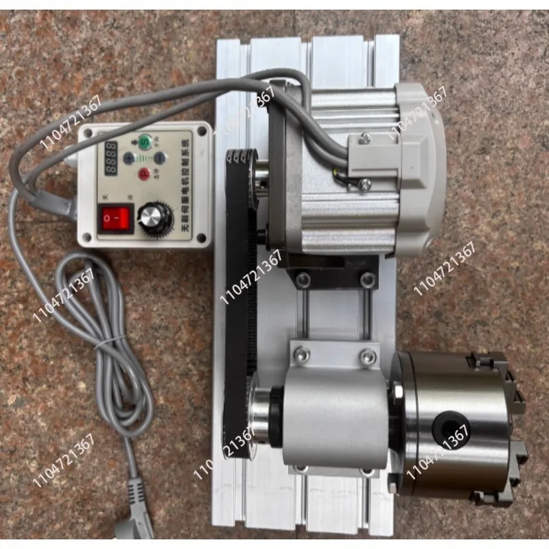 Complete Spindle Polishing Machine Set Adjustable Speed 3 Jaw Chuck Motor Chuck Assembly For Mold