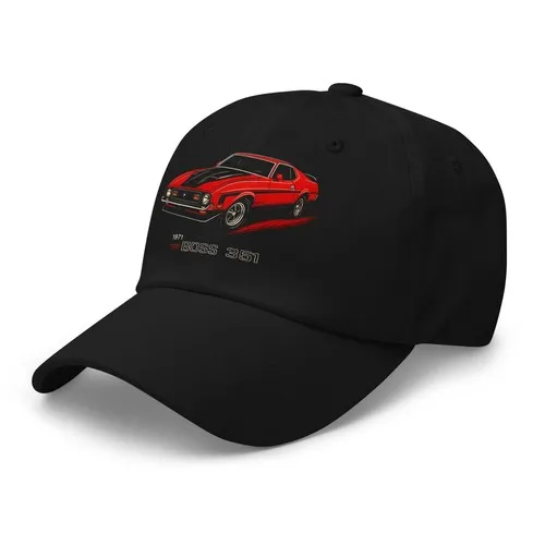 1971 Boss 351 Fastback Muscle Car Vintage Style Classic Dad Hat – Adjustable Fit