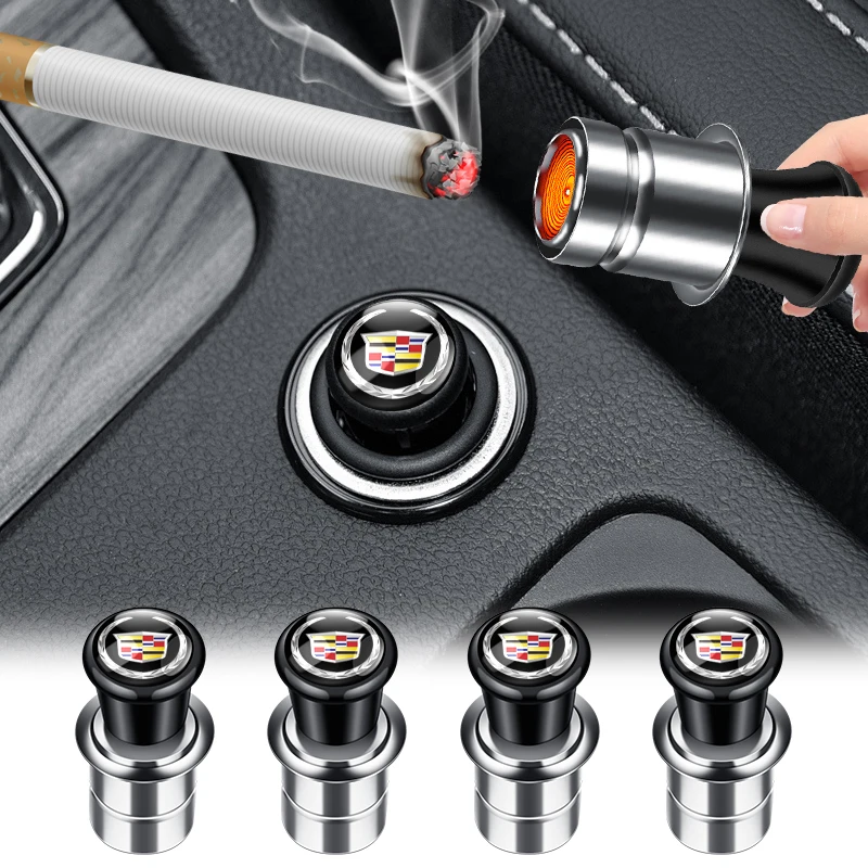 Encendedor de Cigarrillos Metálico de 12V, Portátil, Resistente al Viento, sin Llama, para Cadillac ATS BLS CT4 CT6 CTS ESCALADE STS XLR XT4 XT5 XTS SLS