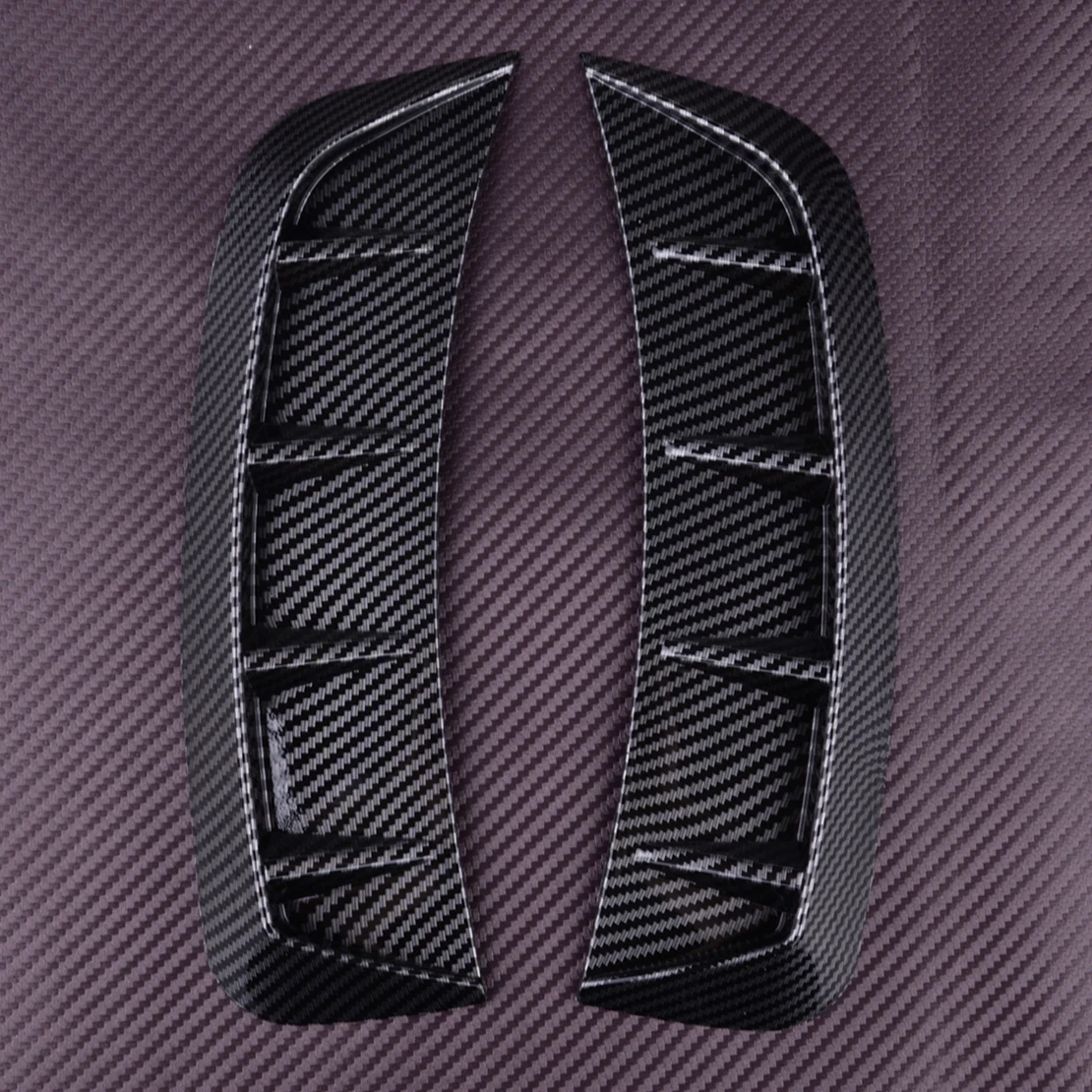 

1 пара, универсальные автомобильные наклейки-полоски из углеродного волокна