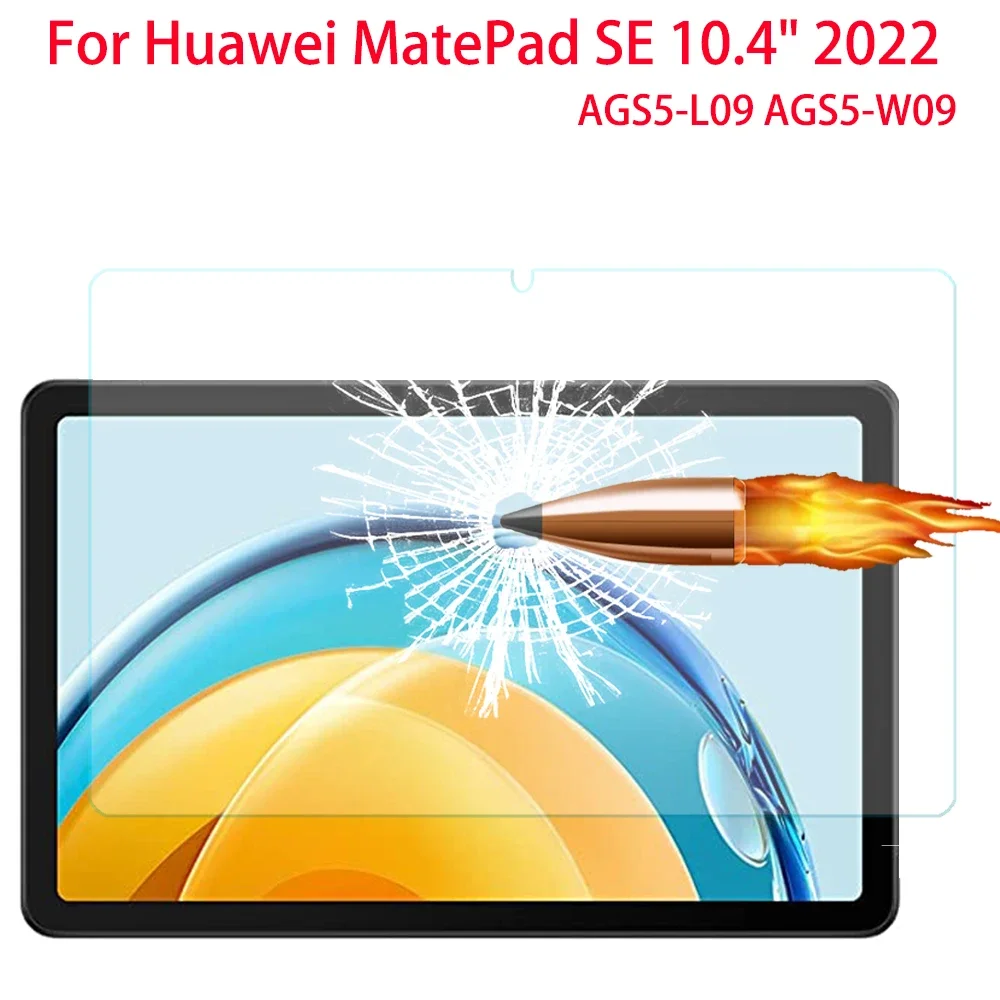 

2PCS Tempered Glass Screen Protector For Huawei MatePad SE 10.4 Inch 2022 Protective Glass Film AGS5-L09 AGS5-W09 Screen Guard