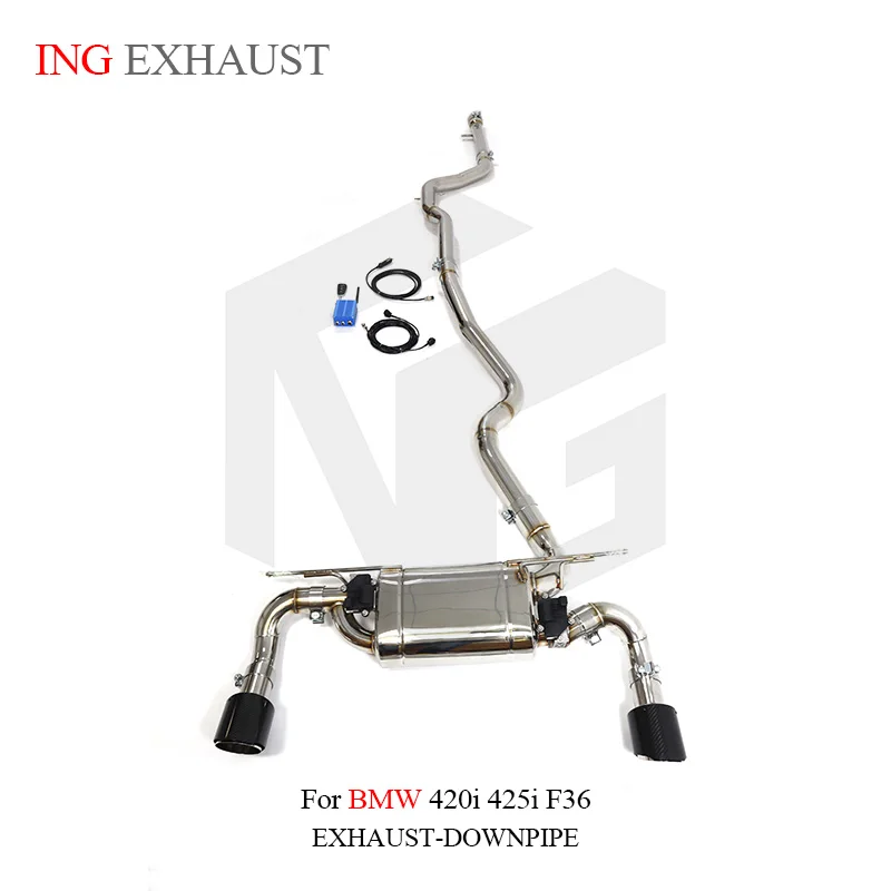 ING Performance ss304 Remote Valve Catback Exhaust for BMW 420i 425i F36 428i f32 3.0t control Connect Car Accessories System