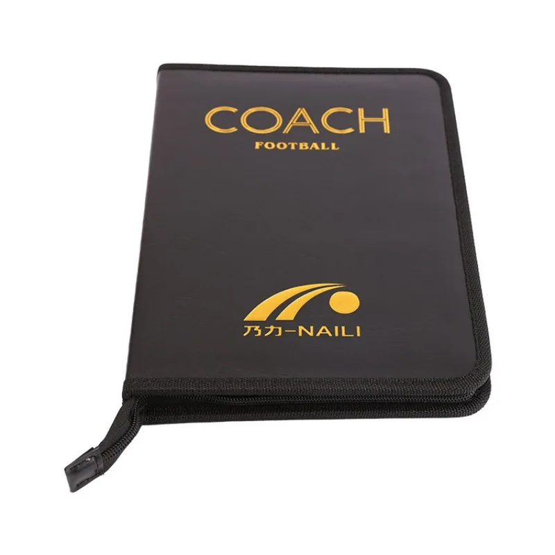 لوحة تكتيك مغناطيسية قابلة للطي، مجلد تكتيكات مدرب كرة القدم مع مؤقت، بطاقات الحكم، مدربي كرة القدم، حافظة للمدربين #3