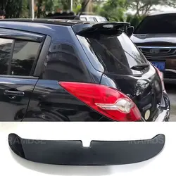 White Tail Fin for Honda Tiida Spoiler 2005 to 2015 Car Roof Wing Accessories