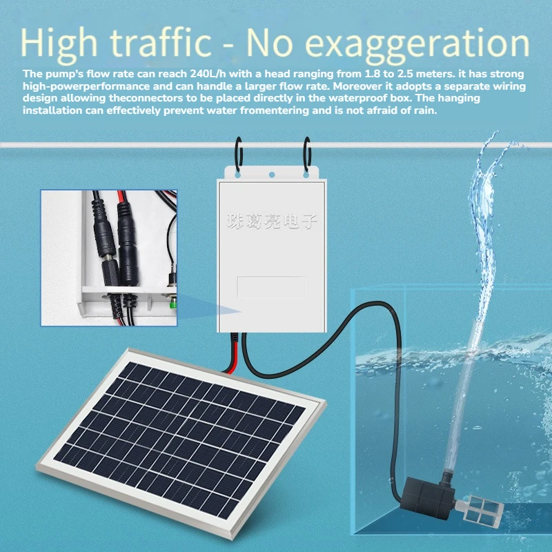New High-flow Solar Water Pump - đánh giá và giá Bonsai Garden Fountain