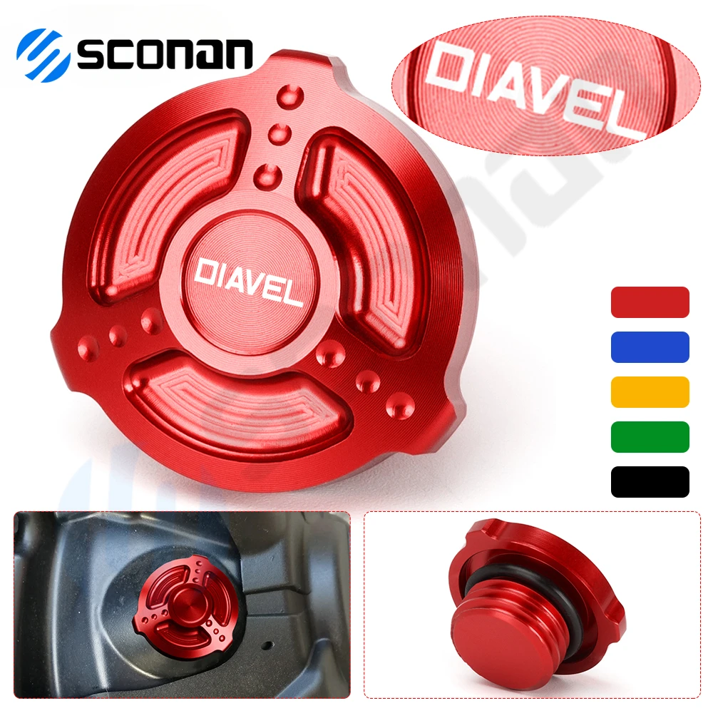 New Type For Ducati Diavel Monster Multistrada 2010 2011 2012 2013 2014 2015 2016 Motocycle M20X2.5 Oil Filler Cap Cover Screw