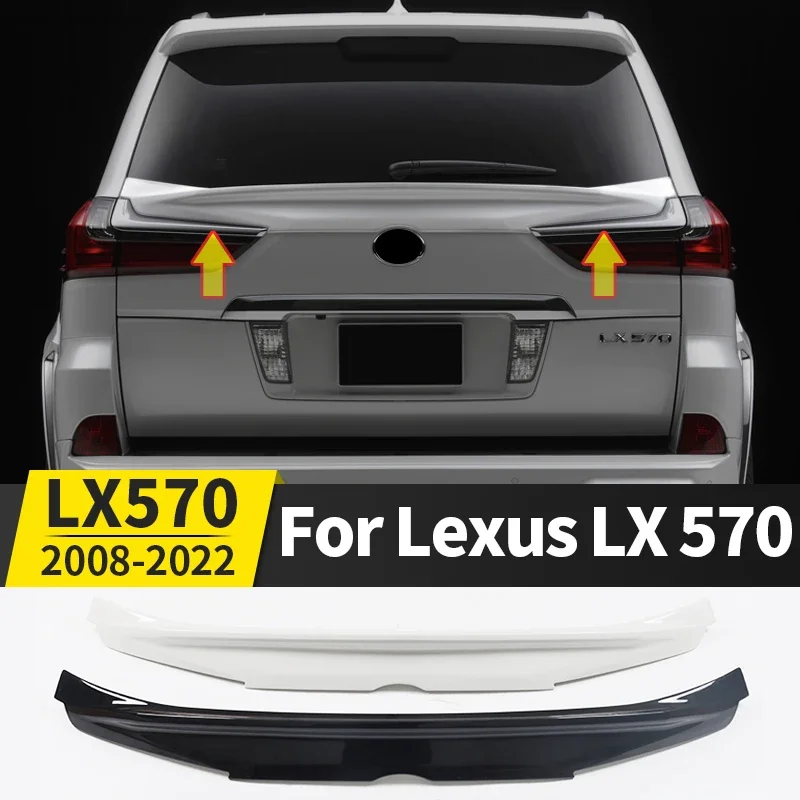 

For Toyota Lexus 570 LX570 2008 2009 2010 2012 2022 Trunk Middle Wing Decoration Accessories Spoiler Tail Wing Modification