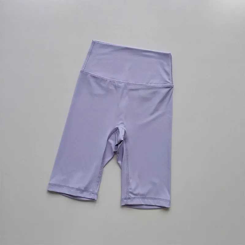 Damen High-Waist Enge Radhose mit „Naked Feeling“-Gefühl, Atmungsaktive Yoga-Sportshorts, Sommer-Laufshorts, Hochwertige Fitness-Shorts – Detail 7
