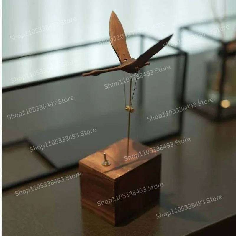 For Flying Swan, Solid Wood Handmade Creative Tabletop, Ornaments, Gifts, Children's Toys