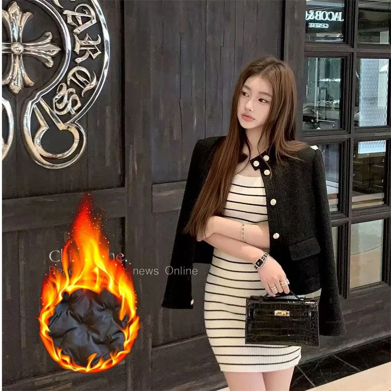 

Новая женская верхняя одежда: кардиган, весенний пальто-жакет, пальто в стиле «ароматный ветер», весенне-осеннее свободное короткое пальто с высоким воротником-стойкой