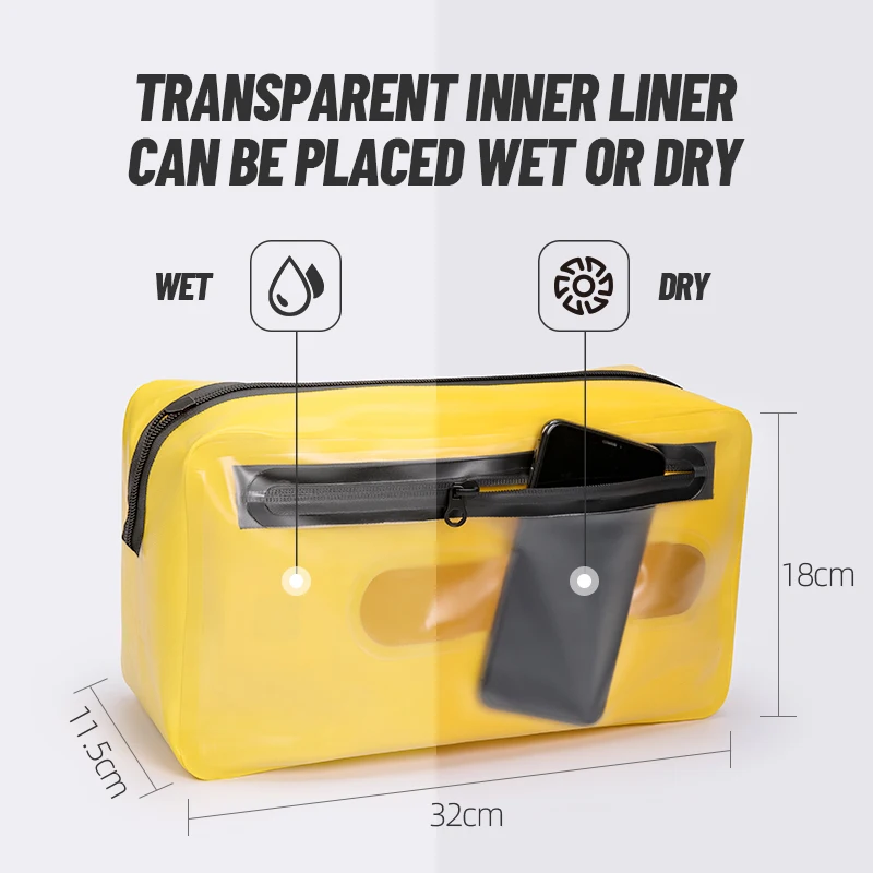 COPOZZ 6.6L Swimming bag Outdoor Sport Multifunction Dry Wet Separation Waterproof Travel Man Women Storage Yoag Fitness Bag