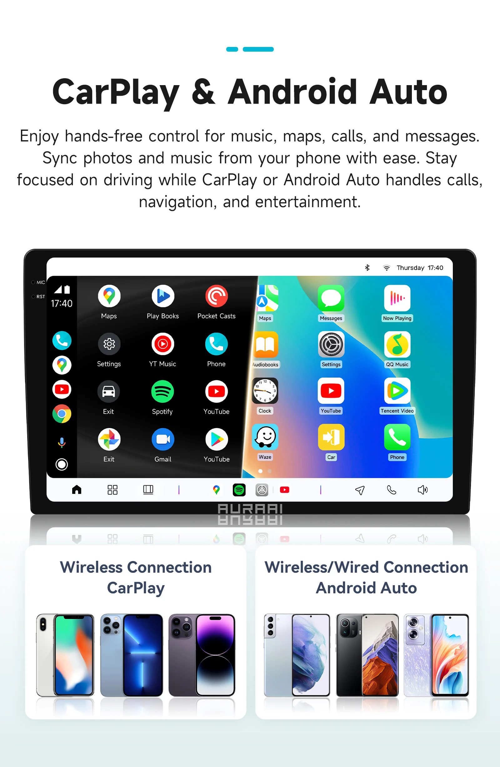 Hizpo 2K Bildschirm Kabelloses Android Auto für Lexus IS250 IS300 IS200 IS220 IS350 2005 - 2012 Auto-Infotainment-Player 3D HD Stereo – Detail 23