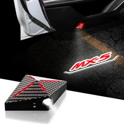 2pcs Car door welcome warning light accessories for Mazda mx-5 roadster