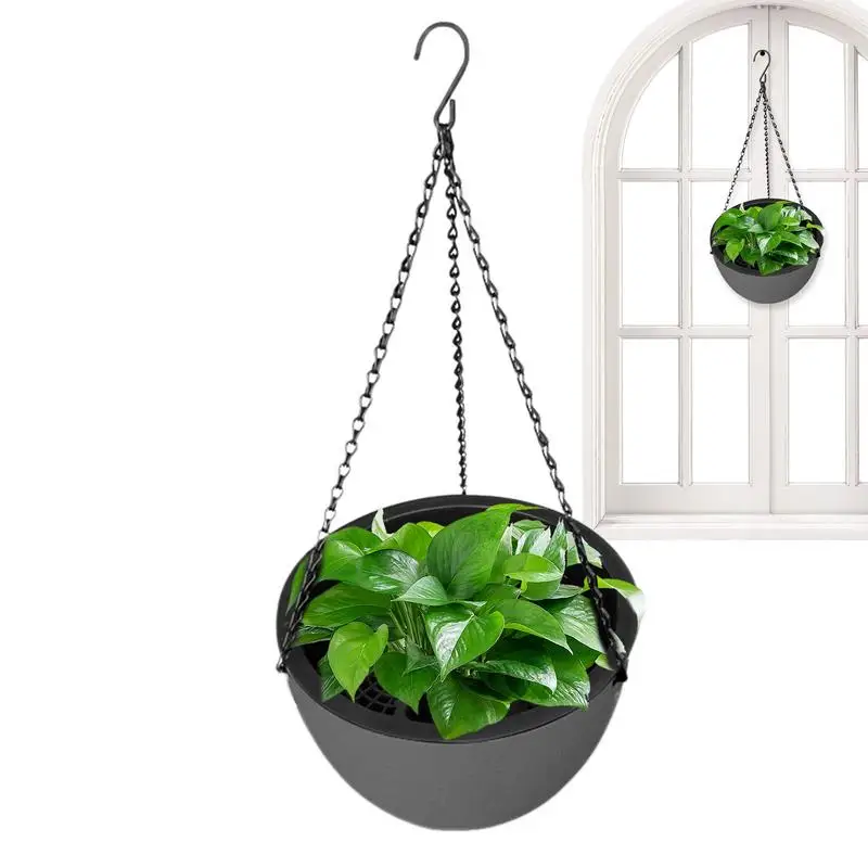 

Suspend Basket Flowerpot Hanging Planters With Hydrometer Cactus Container With Automatic Irrigation System Gardening Accessory