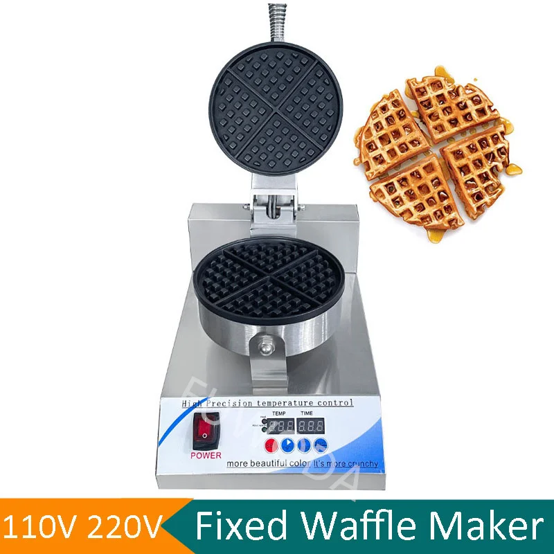 110V 220V Non-stick Egg Mini Waffle Maker Machine Commercial Bubble Waffle Maker Commercial Automatic Digital Pancake Machine