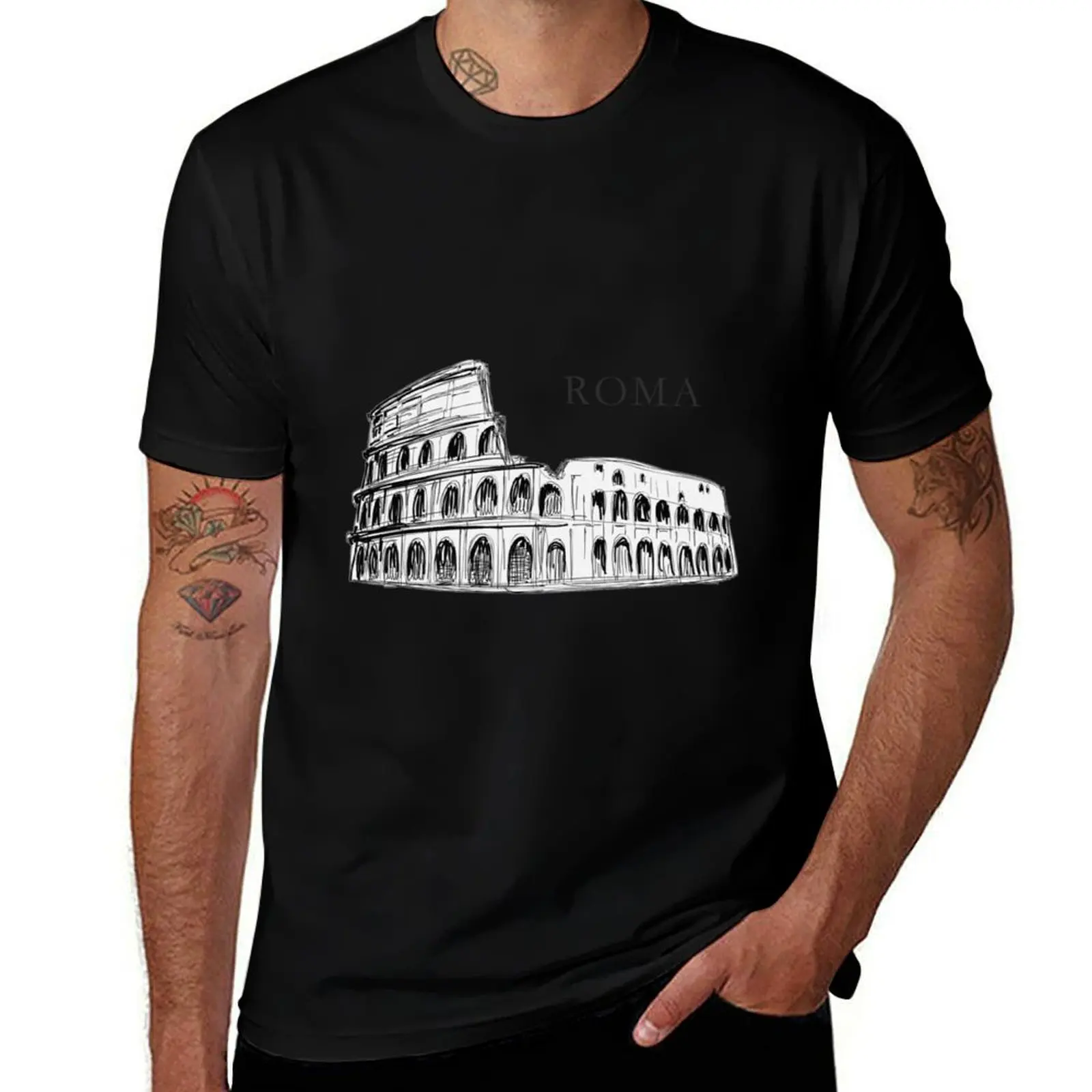 Colosseum T-Shirt Lightweight Print T-Shirt