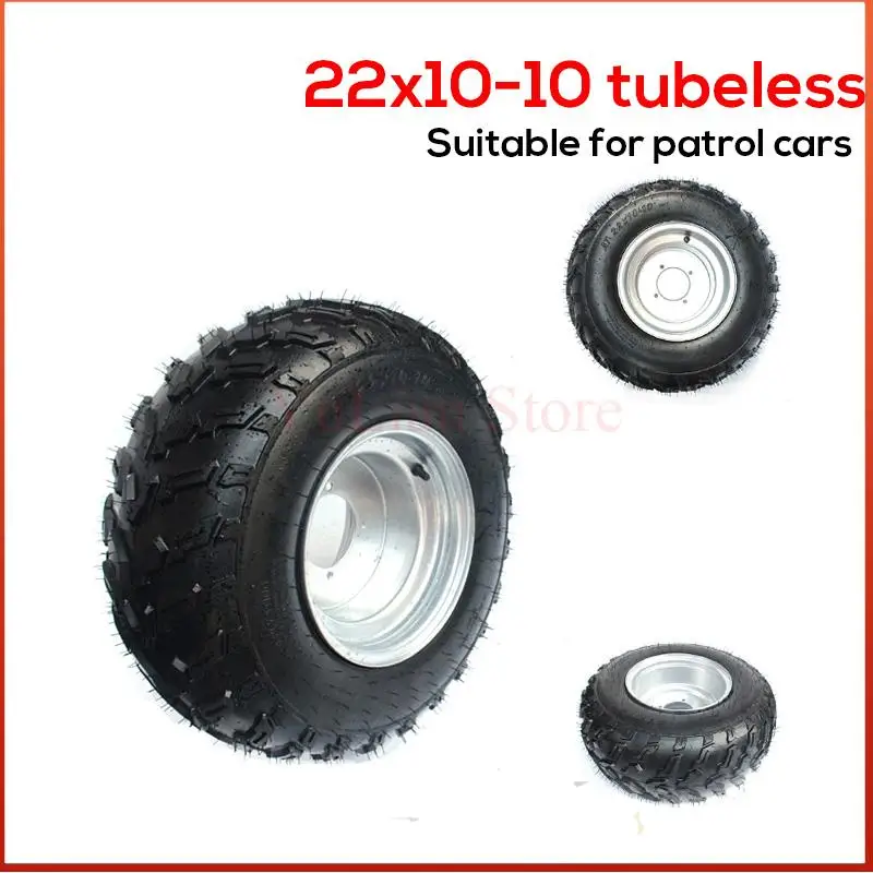 

Kart Accessories ATV 21X7-10 22X10-10 Inch Wanda Off-road Tire with Iron Wheel Assembly