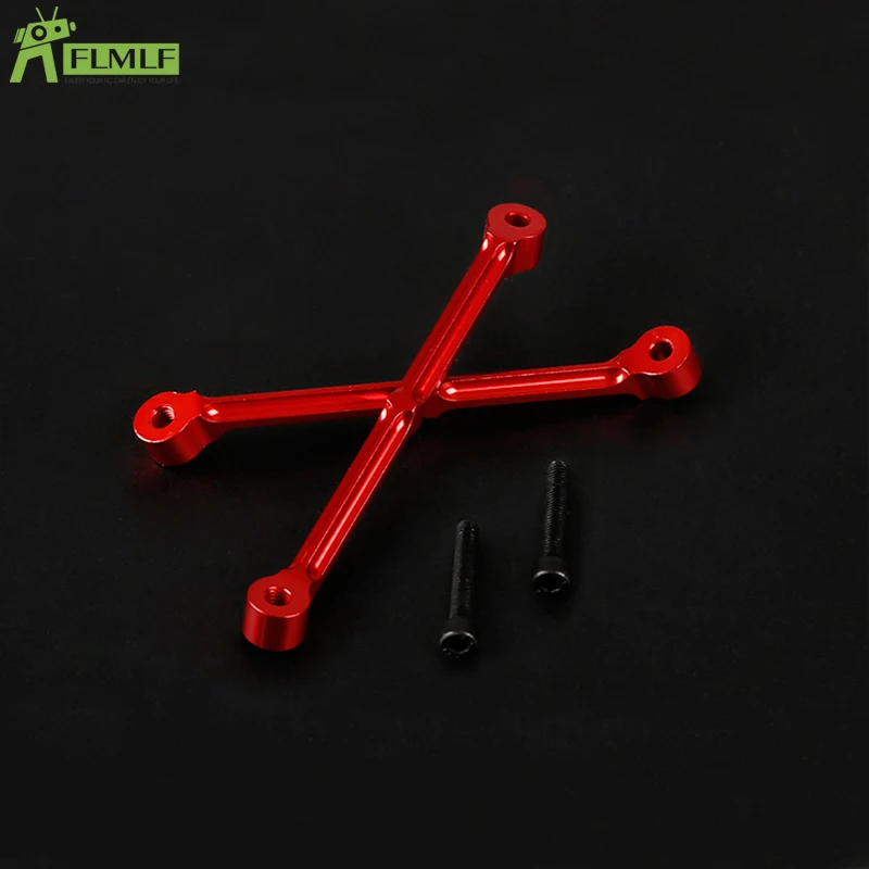 Alloy CNC Rear Shock Tower Support Brace Fit for 1/5 HPI ROFUN BAHA ROVAN KM BAJA 5B 5T 5SC Rc Car Toys Games Parts