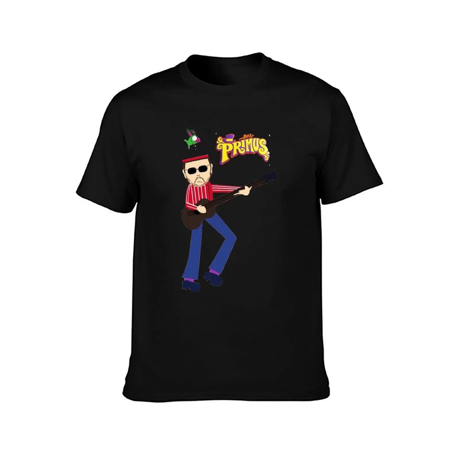 Gifts primus Rock Birthday Gifts T-Shirt Summer Casual Cotton Tee Oversized Streetwear Tops Vintage Graphic Print