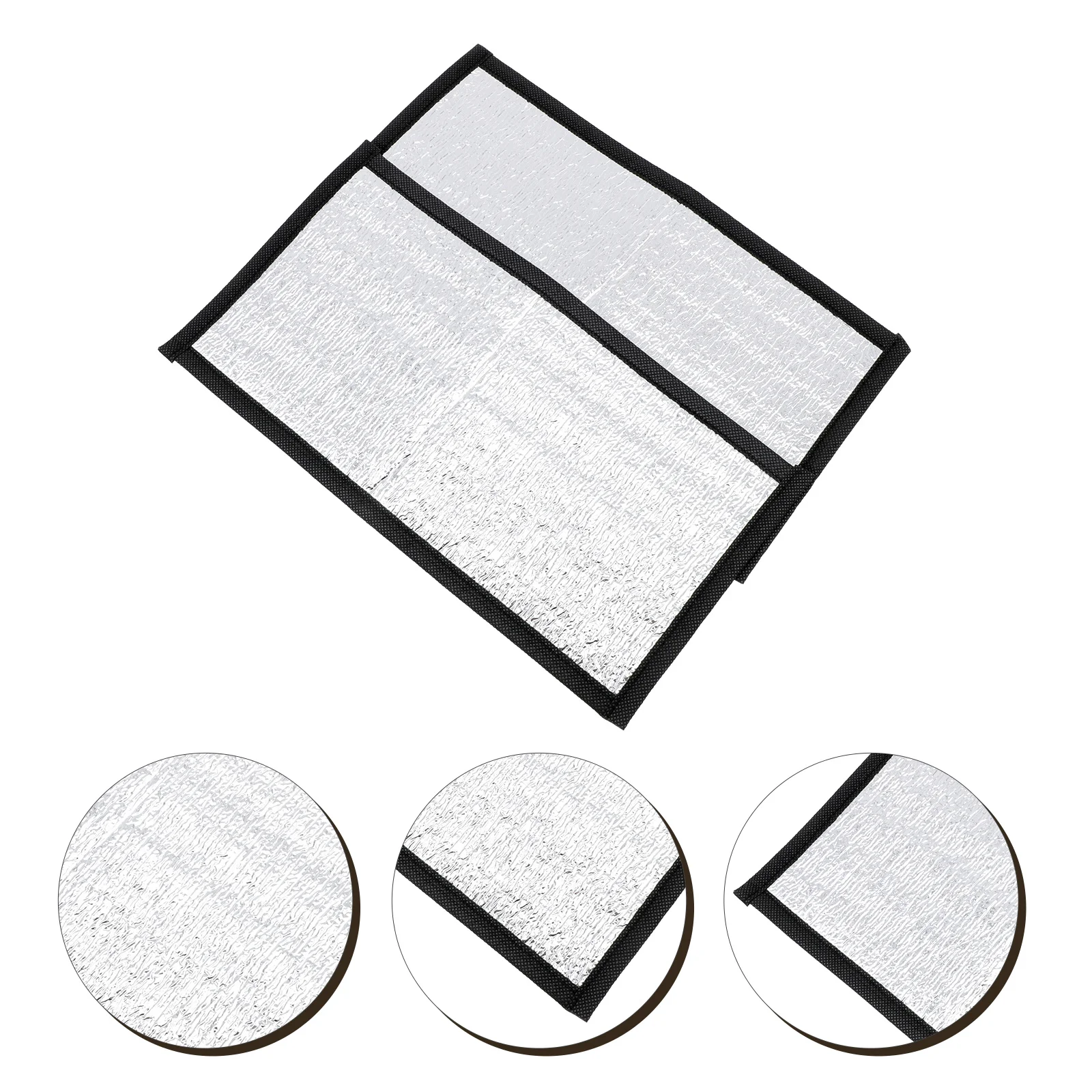 2Pcs Reptile Heating Pad Reflective Film Warm Base Insulation Mat for Snake Lizard Turtle Pet Winter Sleep Mat