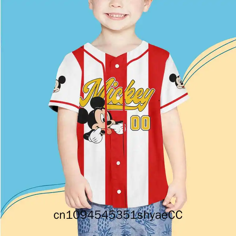 Vintage Mouse Baseball Jersey, Cartoon Movie Shirt, Magic Kingdom Gift, Jersey For Kid Youth Adult, Personalized Baseball Shirt