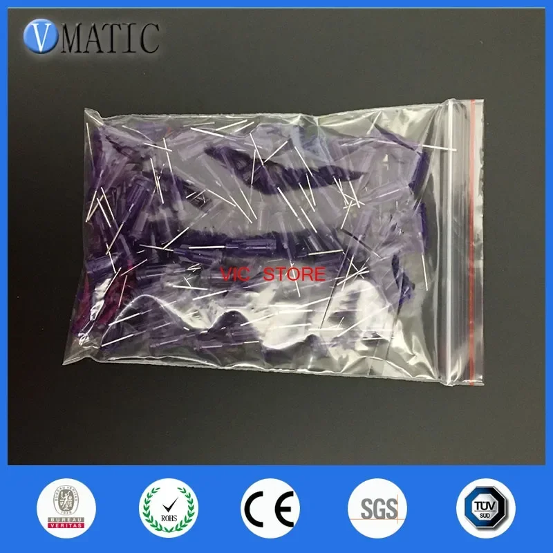 Free Shipping 100 Pcs Stainless Steel Dispensing Needles Dispenser Syringe Needle Tips 0.5'' 21G Te Dispensing Tips 1/2 Inch
