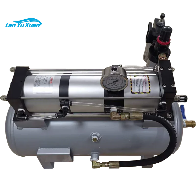 Hot sale  Model: AB03-20L  12-20 Bar output air pressure booster pump system with 20 L air tank and pressure regulators