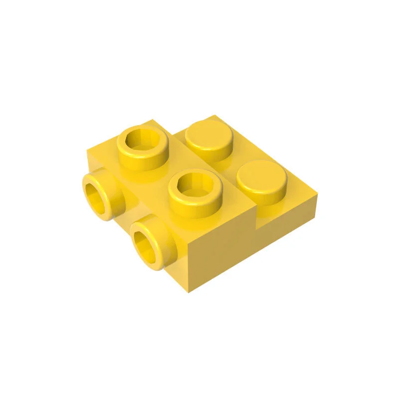 50 Stück 99206 Modifizierte Platte 2x2x2/3 mit 2 Noppen an der Seite Bausteine Spielzeug für Technische Bauwerke Geschenk DIY MOC Kompatibel – Detail 12