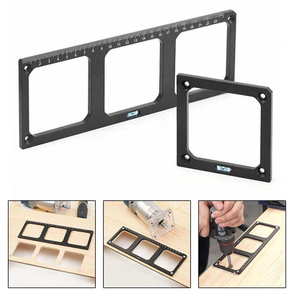 86 Socket Template Drilling Guide For DIY Projects Horizontal Bubble Level Lightweight Design Home Decoration Drilling Guide