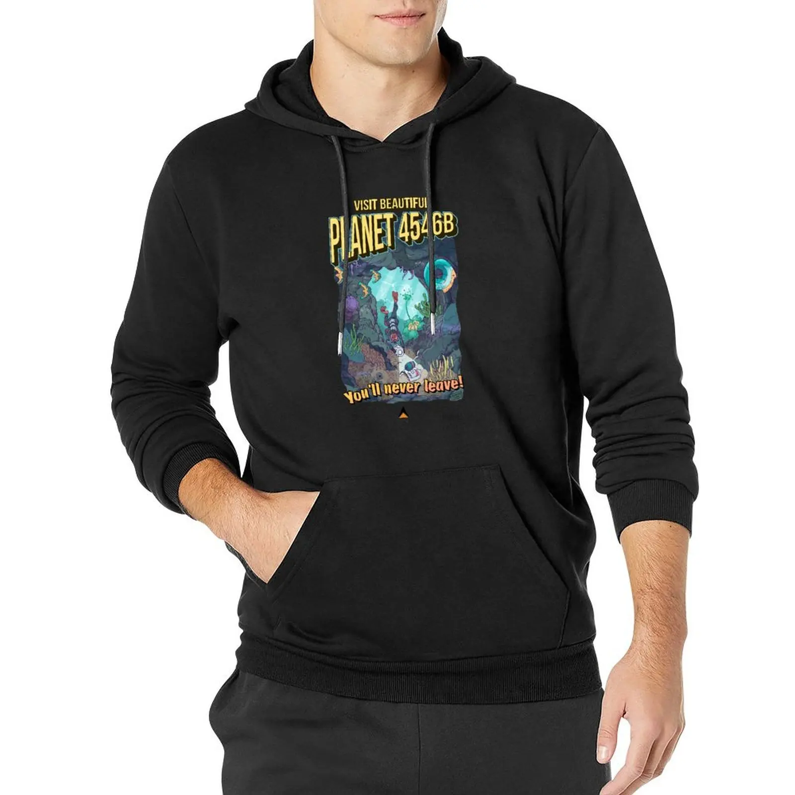 Planet 4546B Tourism Advert Pullover Hoodie male clothes hooded shirt oversized hoodie