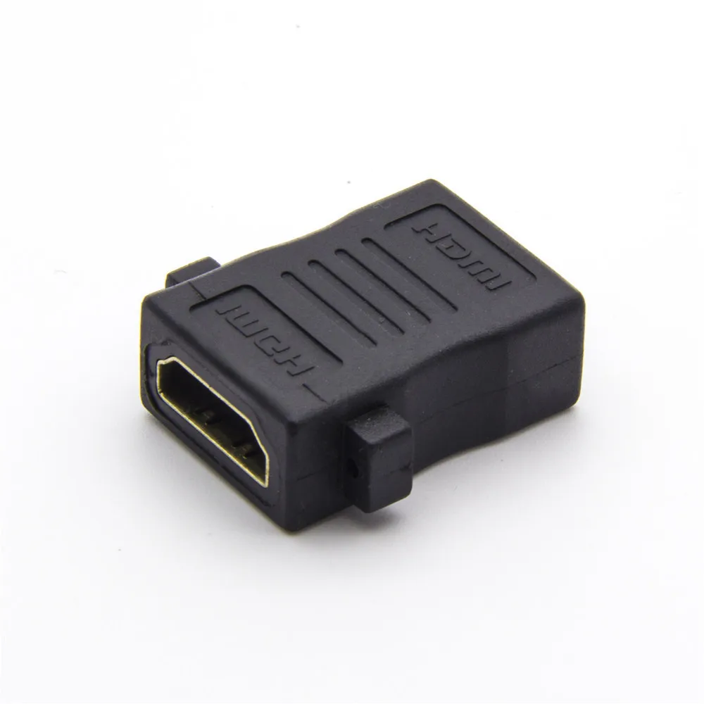 20pcs HDMI Female to HDMI Female Adapter with Screw Holes Adapter Connector Extender HDMI Converter for LCD minitor PC