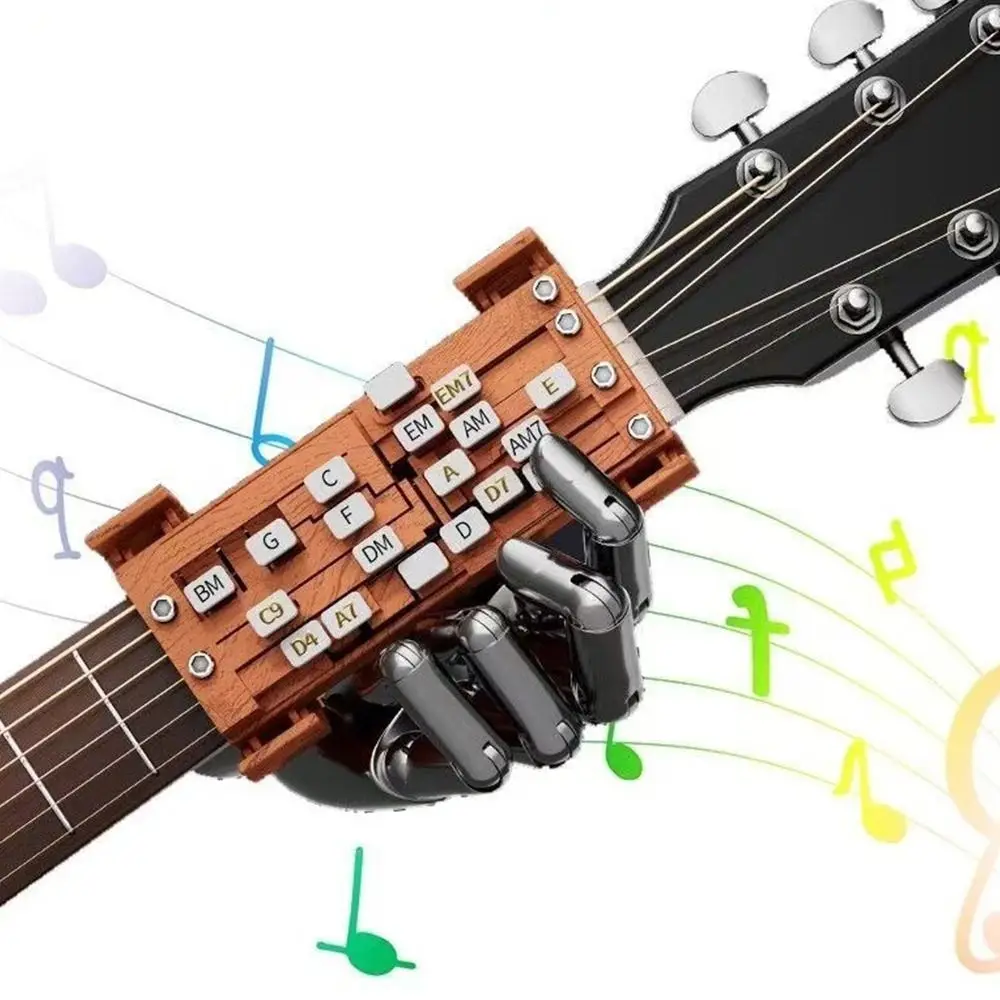 Guitar Learning Tools Acoustic Guitar Chord Presser Portable Guitar Practice Aid Guitar Chord Helper Guitar Teaching Presser