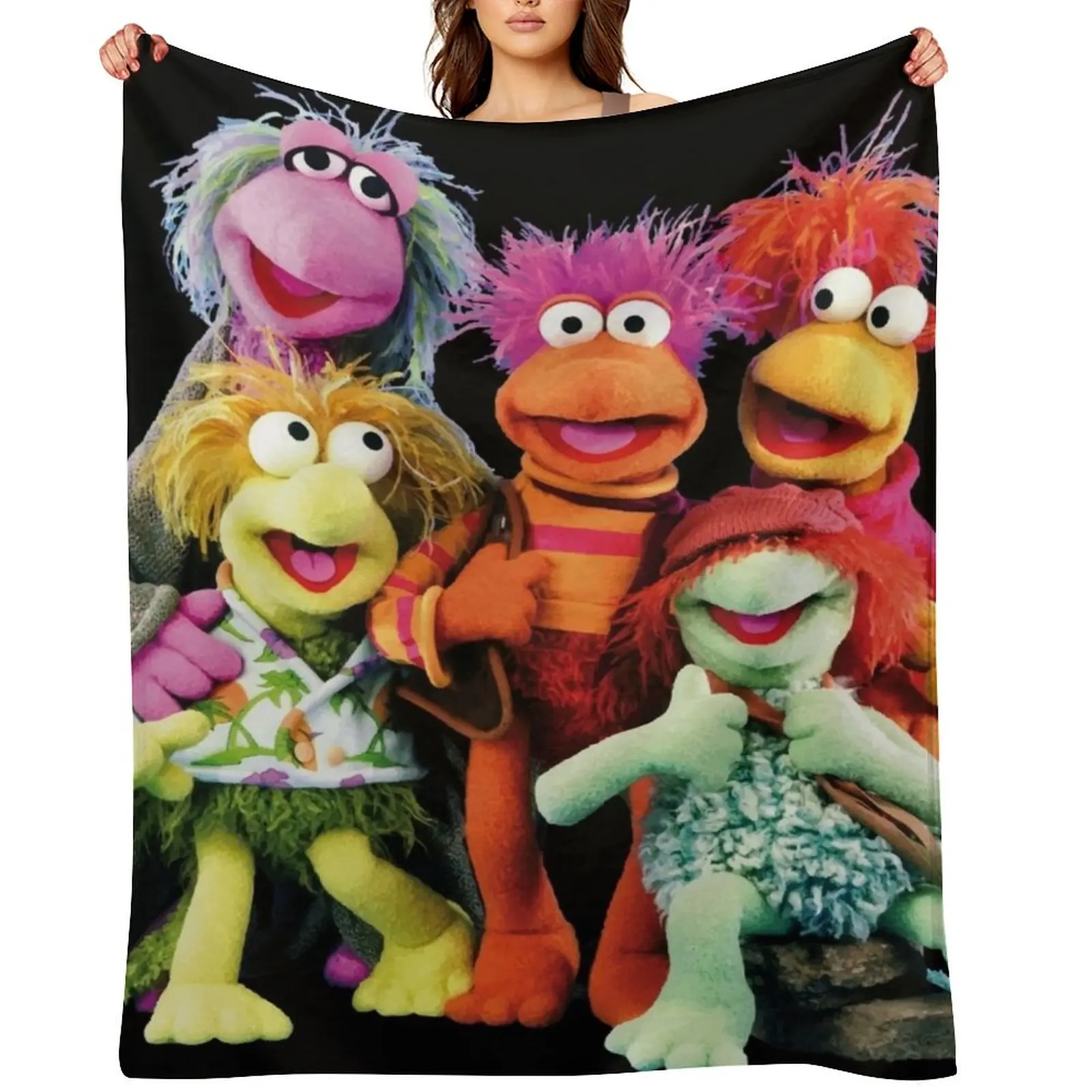 

Fraggle Rock Throw Blanket Travel Luxury Warm Blankets