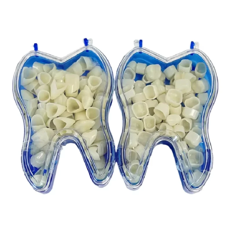 NIGF 50 Teile/schachtel Dental Temporäre Krone Kit Anterior Front Molaren Hintere Zähne Veneers Zahnmedizin Zahn Bleaching Werkzeuge