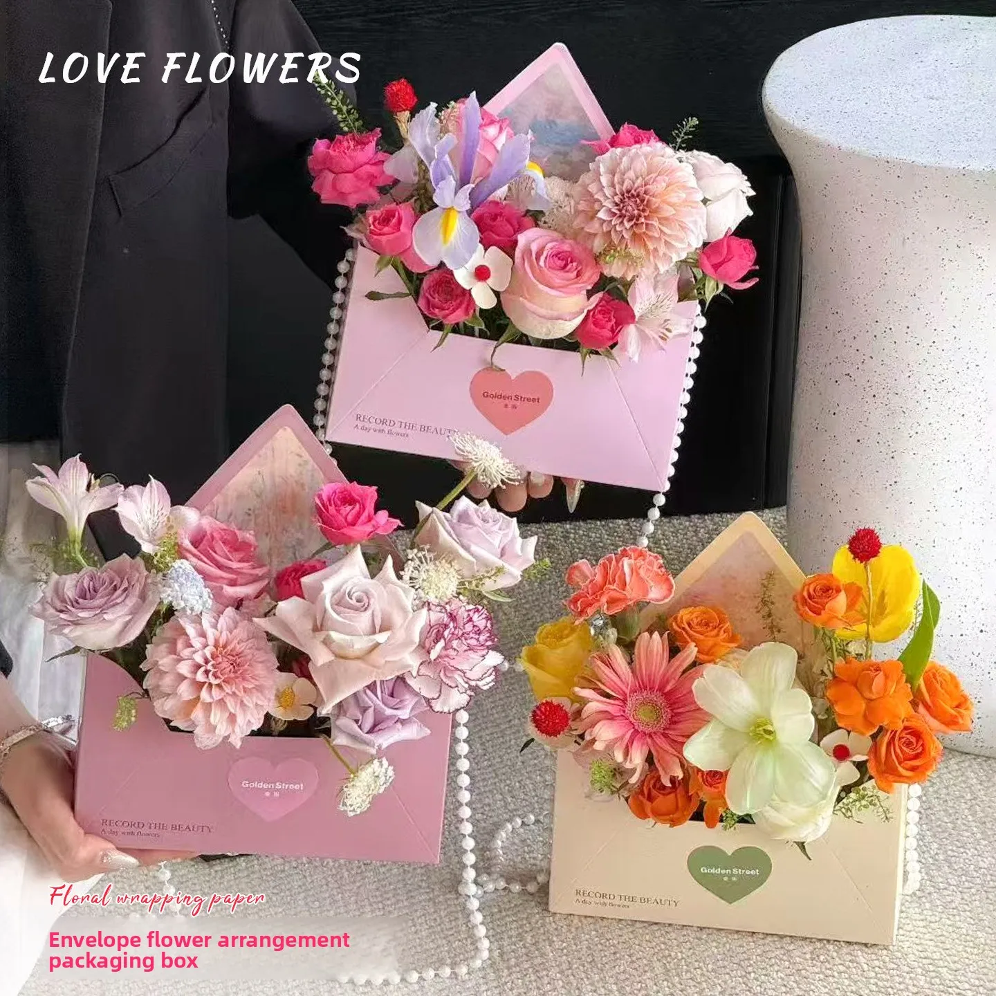 Umschlagförmige Karton-Blumeng – Florist Supply Paper Bewertung und Preis
