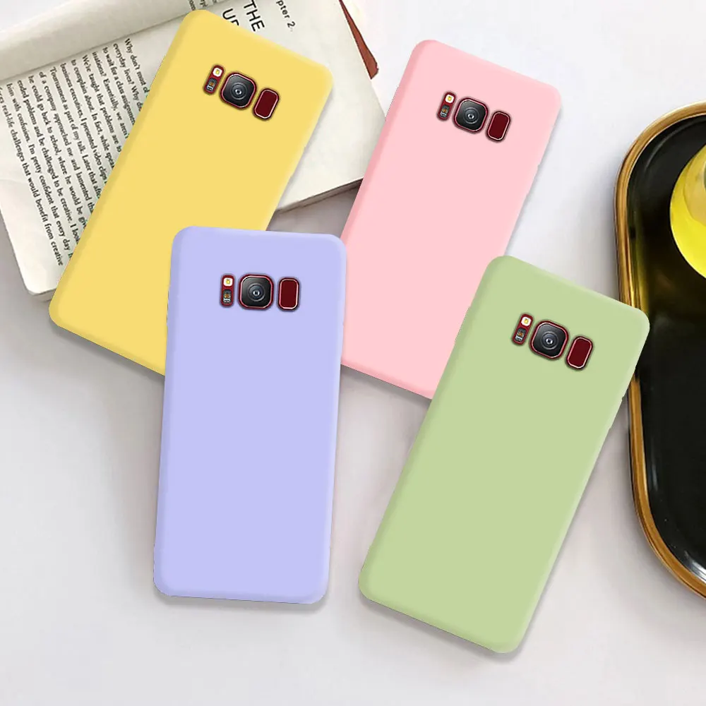 Liquid Silicone Protective Case For Samsung Galaxy S8 S9 S10 S10e S20 fe Note 8 9 10 Plus Note 20 Ultra Cover Coque