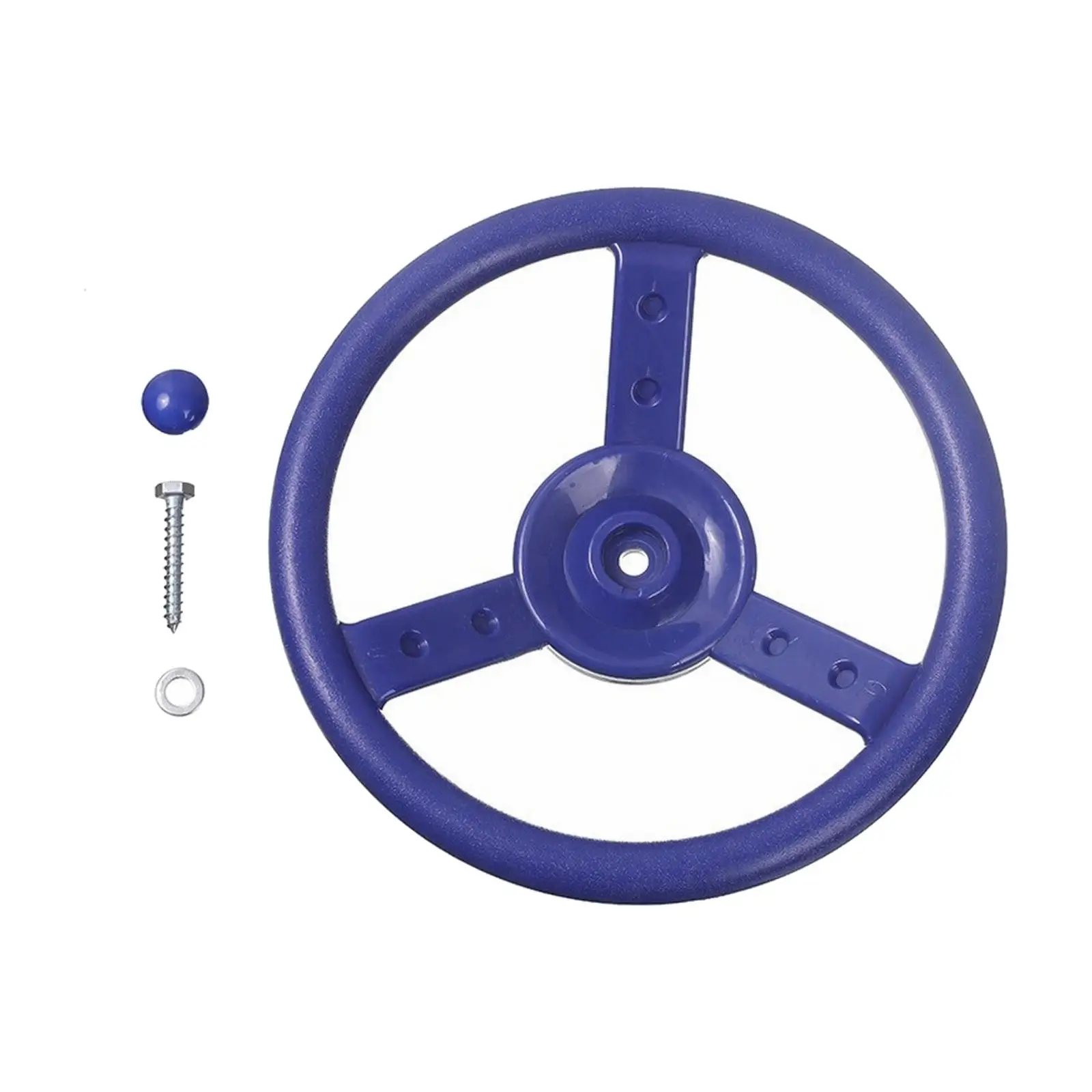 Play Steering Wheel with Mounting Hardware Weather-Resistant Children's Play Steering Wheel for Toddlers, Climbing Frames