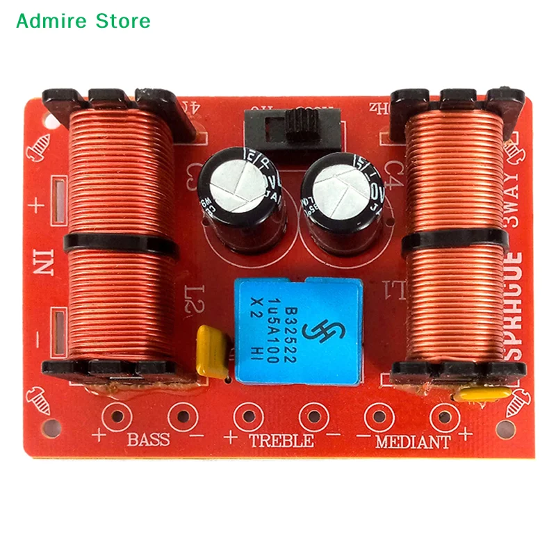 [G]150W 3 Way Hi-Fi Speaker Frequency Divider Crossover Filters Treble Bass Mediant