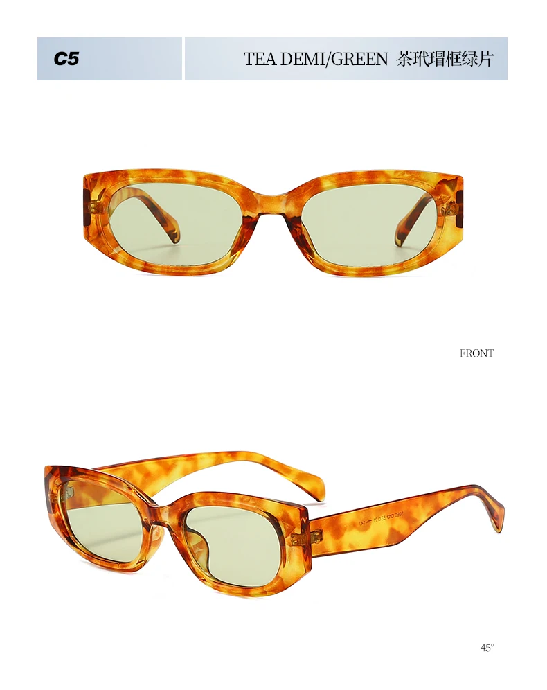 Retro Trendy Design Kleine Quadratische Rahmen frauen Sonnenbrille Persönlichkeit Luxus Design Sonnenbrille Männer Im Freien Fahren Shades UV400 – Detail 15