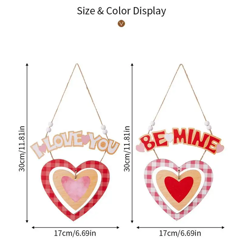 Amor sinal da porta da frente ser mina sinal de boas-vindas decoração da parede 2x decoração da porta de madeira romântico casa decoração da parede para o dia dos namorados
