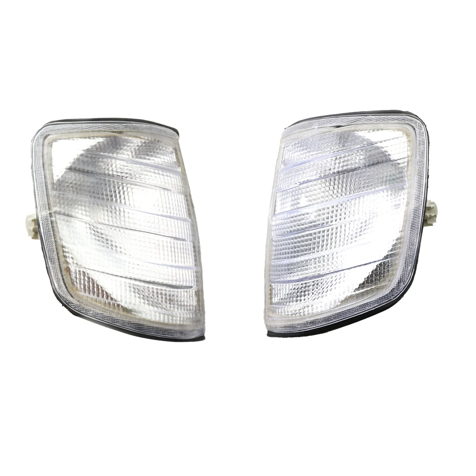 Car L+R White Corner Lights Turn Signal Lights for Mercedes W124 E-Class Sedan 1985-95 1248260043