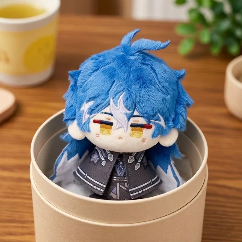 

Плюшевая игрушка-фигурка Варка Дурин из игры Genshin Impact, 12 см, мягкая мини-кукла, мультяшный плюшевый брелок-подвеска, подарок для фанатов