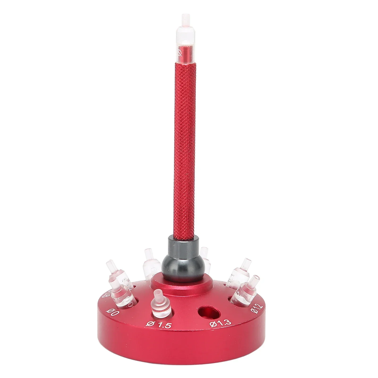 Watch Hands Fitting Setting Presser Pusher Setter with 8 Accessory Alloy Steel Watch Needle Holder Watch Repair Tool Watchmaker