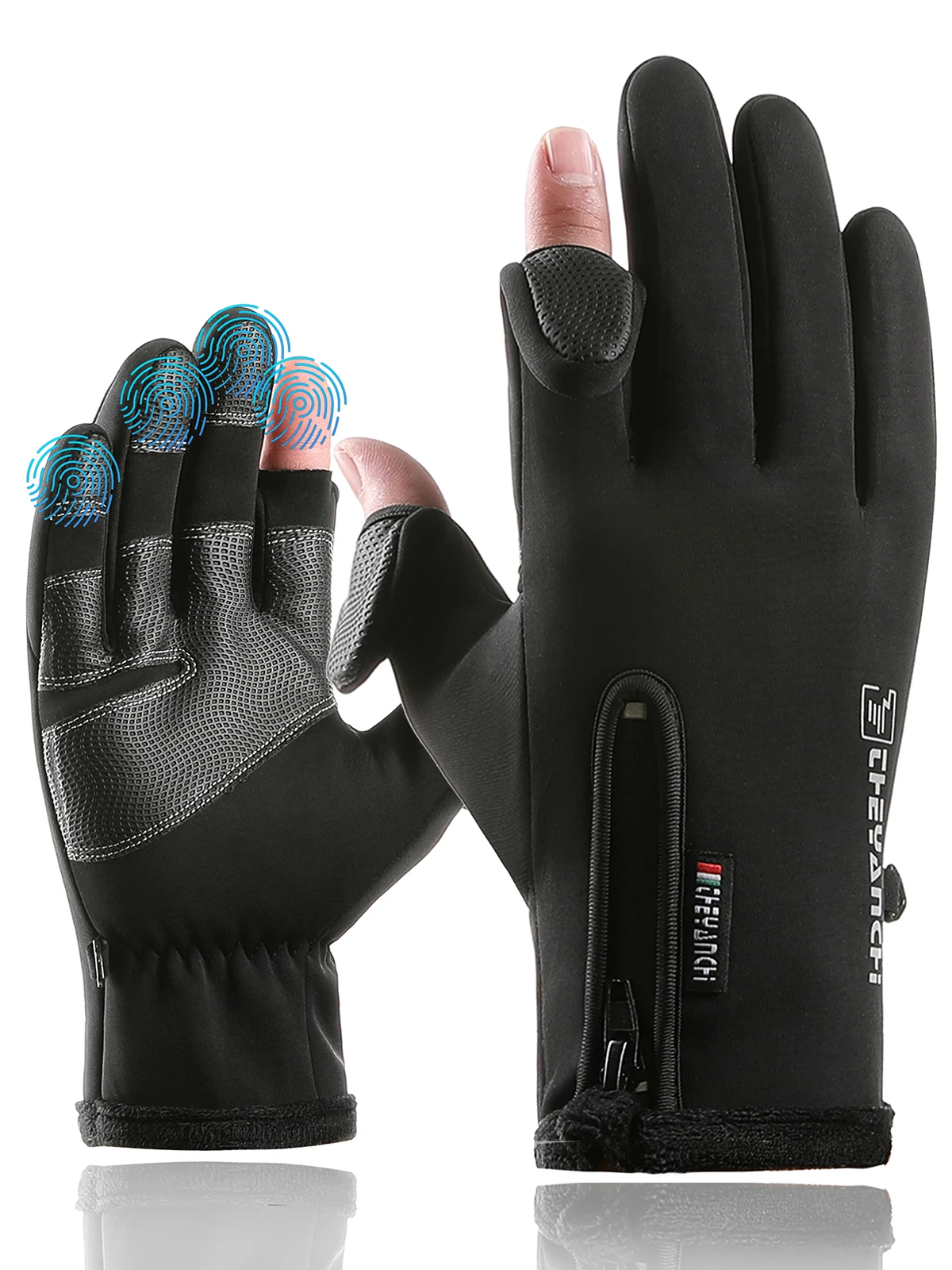 AliExpress Touchscreen Warm Gloves Outdoor Cycling Driving Motorcycle Waterproof Cold Gloves Windproof Non-Slip Womens Men Winter Ski Glove