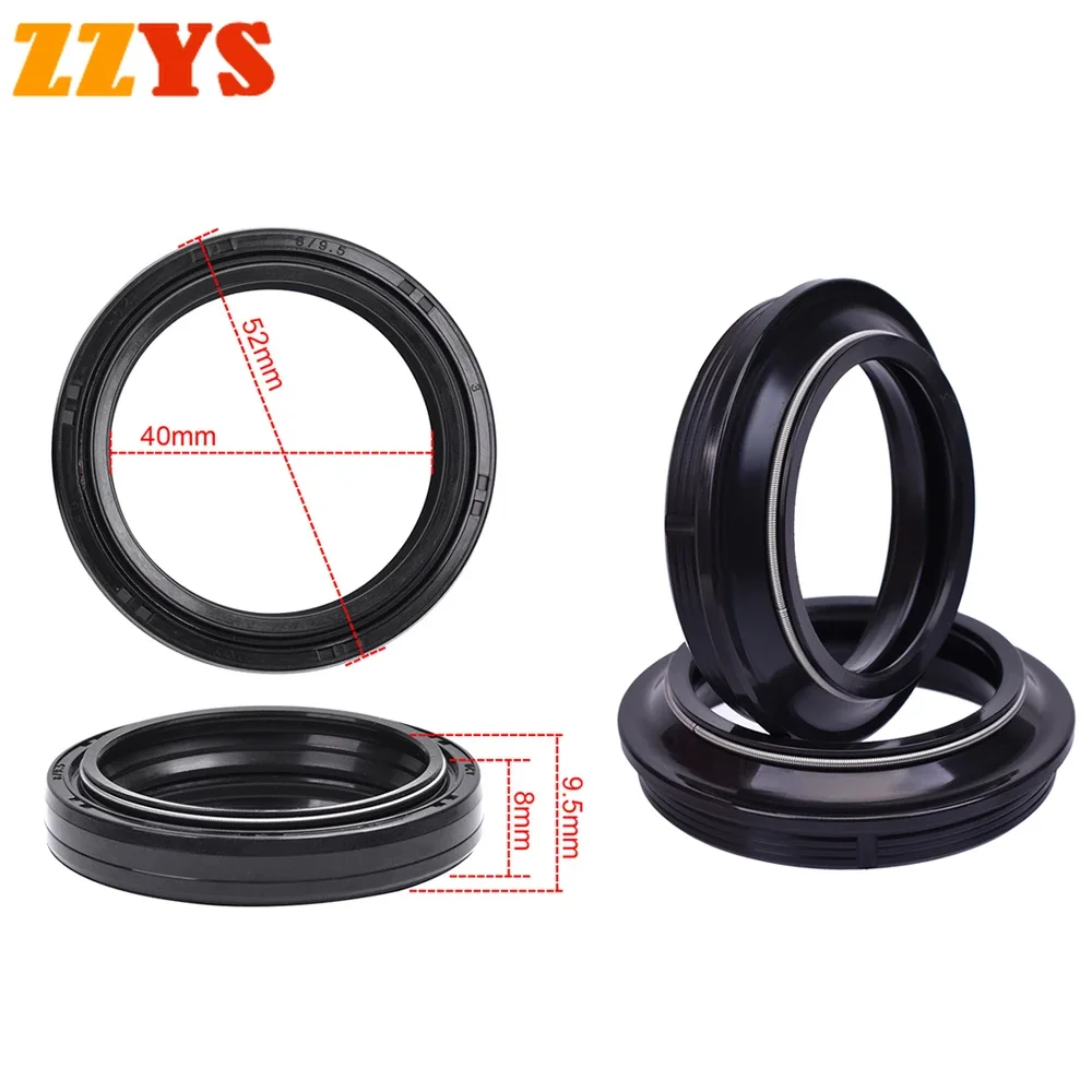 

40x52x8/9.5 40*52 Motorcycle Accessories Front Fork Oil Seal 40 52 Dust Cover For HUSQVARNA WR125 WR 125 1995 For Aprilia RS 125