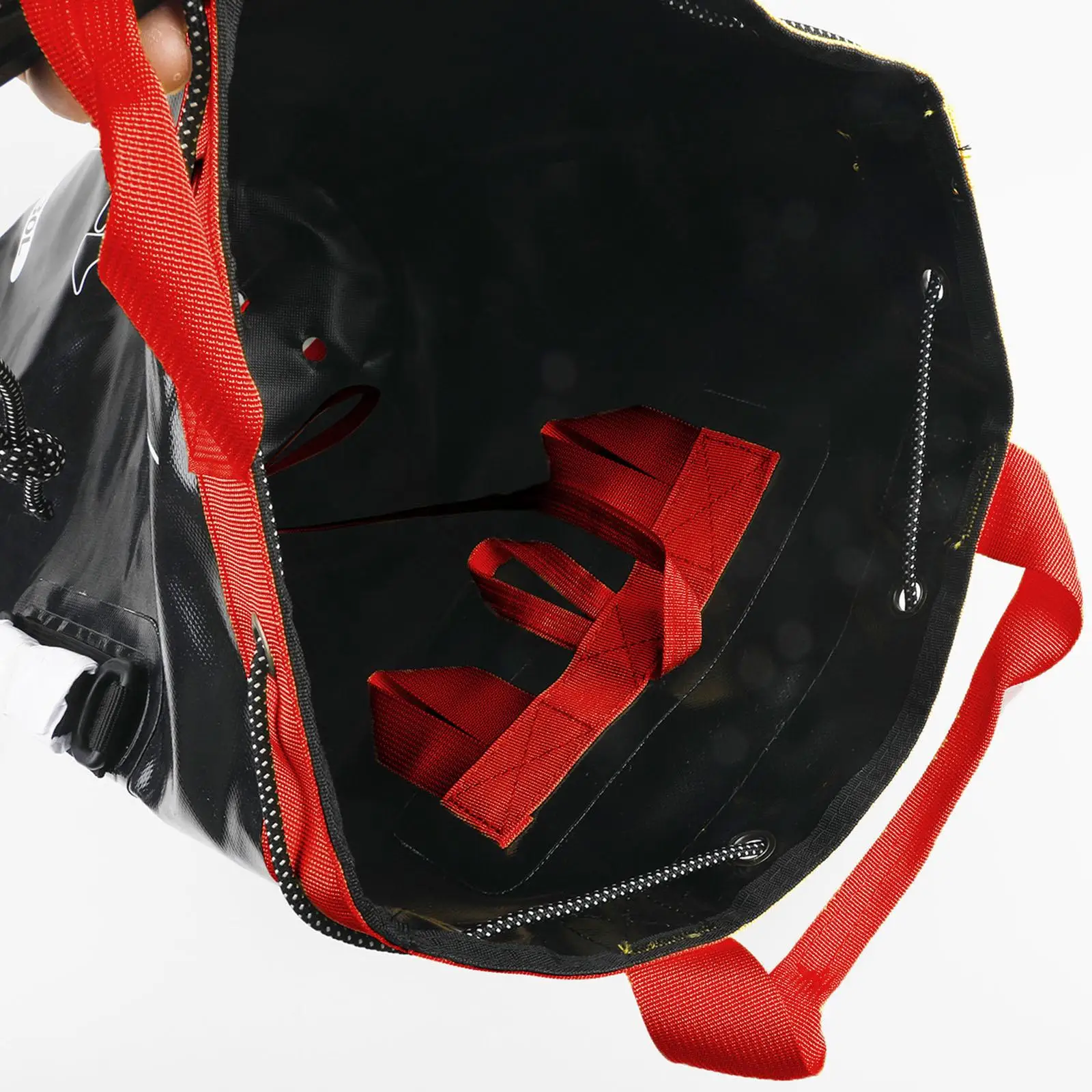 Large Waterproof Climbing Rope Bag with Multiple Loops Arborist Gear Organizer Backpack for Camping and Hiking Equipment