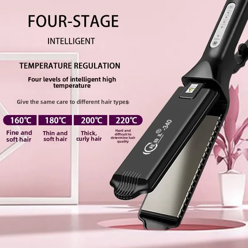 Bestseller 340 Professional Bangs Splint Does Not Hurt Hair Dry and Wet Hair Salon Barber Shop Electric Splint Hair Straightener